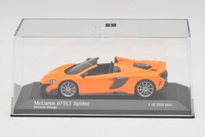 McLaren 675LT Spider Oranžs Minichamps 1:43 537154431 Metāls — attēls 4 no 5