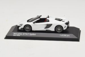 McLaren 675LT Spider Silica White Minichamps 1:43 537154432 Metāls