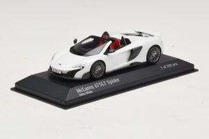 McLaren 675LT Spider Silica White Minichamps 1:43 537154432 Metāls — attēls 2 no 5