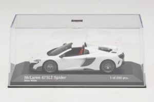 McLaren 675LT Spider Silica White Minichamps 1:43 537154432 Metāls — attēls 4 no 5