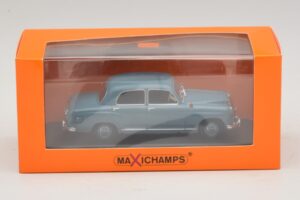 Mercedes 180 W120 Zils Maxichamps 1:43 940033102 Metāls — attēls 5 no 5