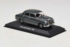 Mercedes 180 W120 Pelēks Maxichamps 1:43 940033100 Metāls — attēls 3 no 5