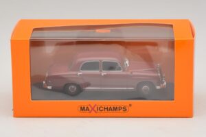 Mercedes 180 W120 Sarkans Maxichamps 1:43 940033101 Metāls — attēls 5 no 5