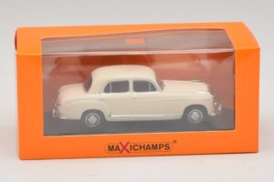 Mercedes 220 S W180 Balts Maxichamps 1:43 940033000 Metāls — attēls 5 no 5