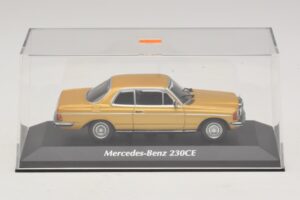 Mercedes 230 CE C123 Zelta Metālisks Maxichamps 1:43 940032220 Metāls — attēls 4 no 5