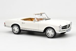 Mercedes 230 SL W113 Pagoda Balts Norev 1:12 123800 Metāls