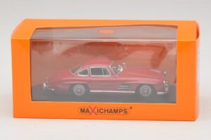 Mercedes 300 SL W198 Sarkans Maxichamps 1:43 940039001 Metāls — attēls 5 no 5