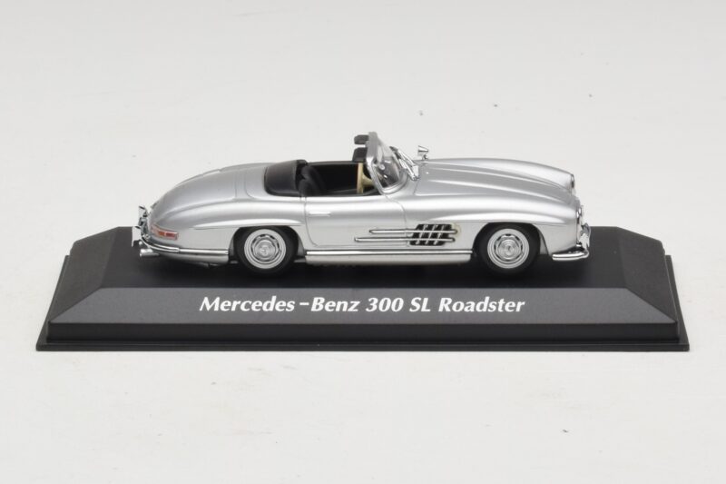 Mercedes 300 SL W198 Roadster Sudrabs Maxichamps 1:43 940039030 Metāls
