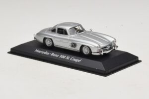 Mercedes 300 SL W198 Sudrabains Maxichamps 1:43 940039000 Metāls — attēls 3 no 5