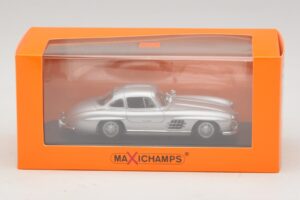 Mercedes 300 SL W198 Sudrabains Maxichamps 1:43 940039000 Metāls — attēls 5 no 5