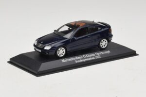 Mercedes C-Class Sportscoupe CL203 Blue Metallic Bundespressball Minichamps 1:43 MB010 Metāls — attēls 2 no 5