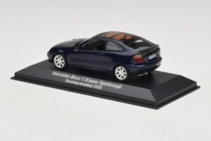 Mercedes C-Class Sportscoupe CL203 Blue Metallic Bundespressball Minichamps 1:43 MB010 Metāls — attēls 3 no 5