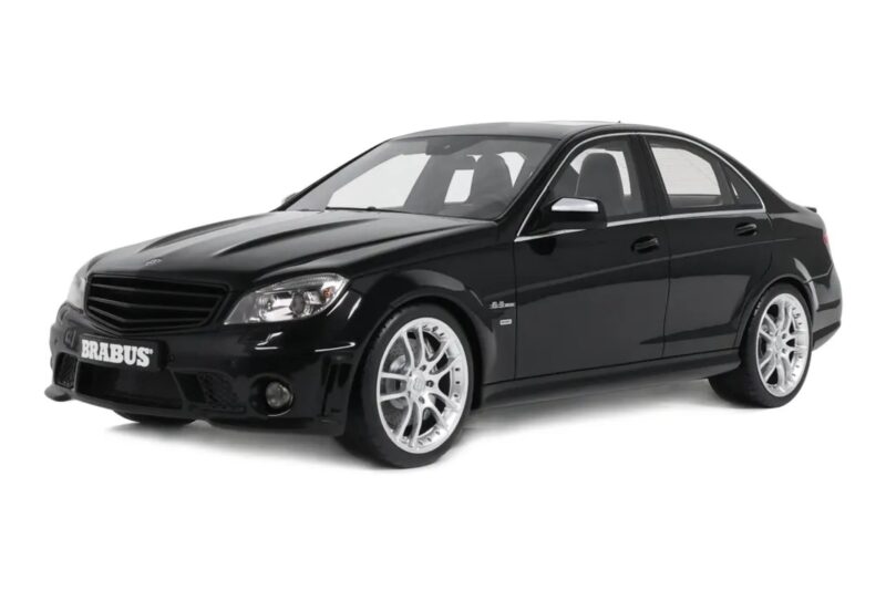 Mercedes C63 AMG W204 Brabus B63S Obsidian Black GT Spirit 1:18 GT582 Sveķi