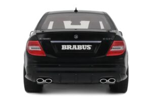Mercedes C63 AMG W204 Brabus B63S Obsidian Black GT Spirit 1:18 GT582 Sveķi — attēls 5 no 5