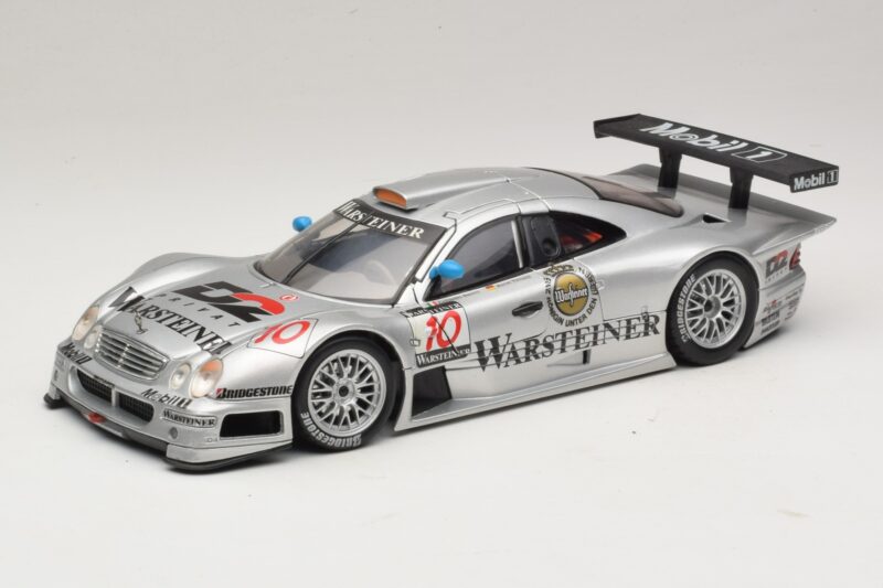 Mercedes CLK GTR #10 Warsteiner 1999 Maisto 1:18 38848 Metāls