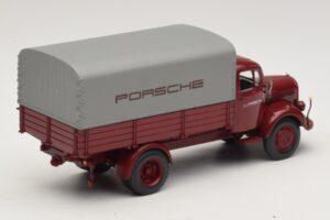 Mercedes L3500 Platforma Porsche Minichamps 1:43 439350027 Metāls — attēls 2 no 7