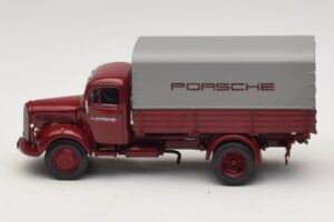 Mercedes L3500 Platforma Porsche Minichamps 1:43 439350027 Metāls — attēls 3 no 7