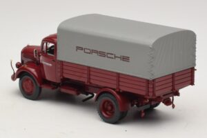 Mercedes L3500 Platforma Porsche Minichamps 1:43 439350027 Metāls — attēls 5 no 7