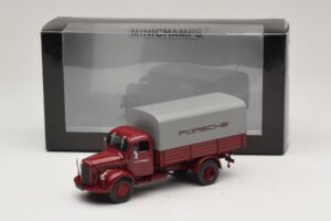 Mercedes L3500 Platforma Porsche Minichamps 1:43 439350027 Metāls — attēls 7 no 7