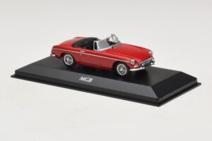 MG MGB Mk1 Sarkans Maxichamps 1:43 940131030 Metāls — attēls 3 no 5
