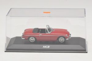 MG MGB Mk1 Sarkans Maxichamps 1:43 940131030 Metāls — attēls 4 no 5