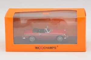 MG MGB Mk1 Sarkans Maxichamps 1:43 940131030 Metāls — attēls 5 no 5