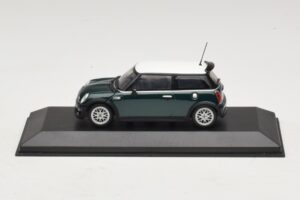 Mini Cooper One R50 Aero Green Ar Baltu Jumtu Minichamps 1:43 MINI011 Metāls