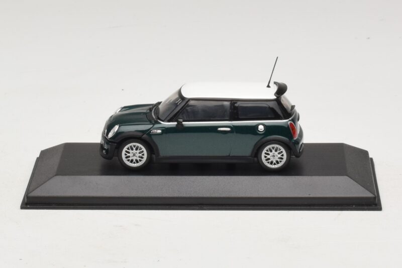 Mini Cooper One R50 Aero Green Ar Baltu Jumtu Minichamps 1:43 MINI011 Metāls