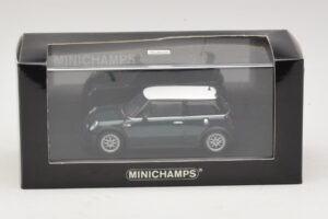 Mini Cooper One R50 Aero Green Ar Baltu Jumtu Minichamps 1:43 MINI011 Metāls — attēls 5 no 5