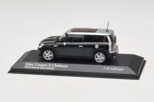 Mini Cooper S Clubman R55 Zaļš Sudraba Minichamps 1:43 431138670 Metāls