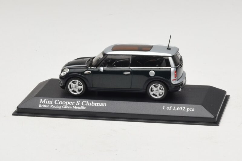 Mini Cooper S Clubman R55 Zaļš Sudraba Minichamps 1:43 431138670 Metāls