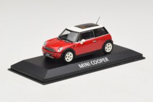 Mini Cooper S R53 Sarkans Ar Panorāmas Jumtu Minichamps 1:43 MINI024 Metāls — attēls 2 no 5