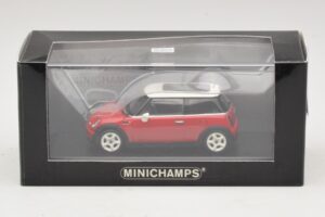 Mini Cooper S R53 Sarkans Ar Panorāmas Jumtu Minichamps 1:43 MINI024 Metāls — attēls 5 no 5