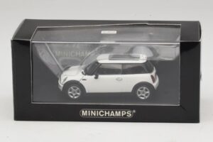 Mini Cooper S R53 Balts Ar Panorāmas Jumtu Minichamps 1:43 MINI020 Metāls — attēls 5 no 5