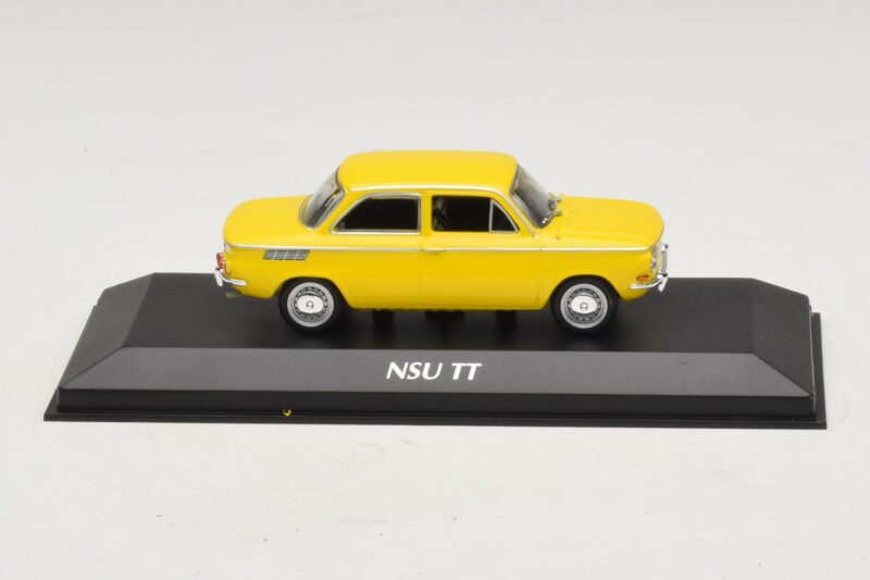 NSU TT Dzeltens Maxichamps 1:43 940015301 Metāls