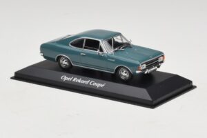 Opel Rekord C Kupeja Zils Maxichamps 1:43 940046121 Metāls — attēls 3 no 5