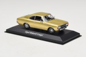Opel Rekord C Kupeja Zeltains Maxichamps 1:43 940046120 Metāls — attēls 3 no 5