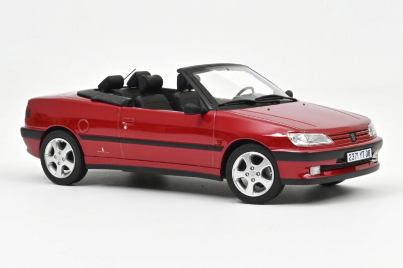 Peugeot 306 Kabriolets Diablo Red Norev 1:18 184930 Metāls