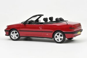 Peugeot 306 Kabriolets Diablo Red Norev 1:18 184930 Metāls — attēls 2 no 2