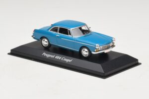 Peugeot 404 Kupeja Zils Maxichamps 1:43 940112921 Metāls — attēls 3 no 5