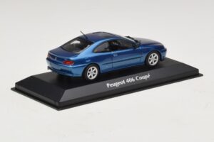 Peugeot 406 Kupeja Zils Metālisks Maxichamps 1:43 940112620 Metāls — attēls 2 no 5