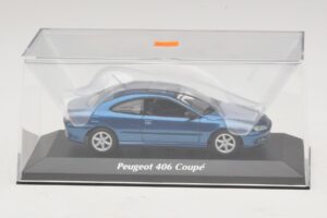 Peugeot 406 Kupeja Zils Metālisks Maxichamps 1:43 940112620 Metāls — attēls 4 no 5