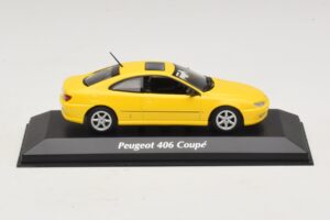 Peugeot 406 Kupeja Dzeltens Maxichamps 1:43 Peugeot 406 Kupeja Dzeltens Maxichamps 1:43 940112621 Metāls