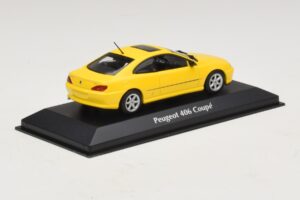 Peugeot 406 Kupeja Dzeltens Maxichamps 1:43 940112621 Metāls — attēls 2 no 5