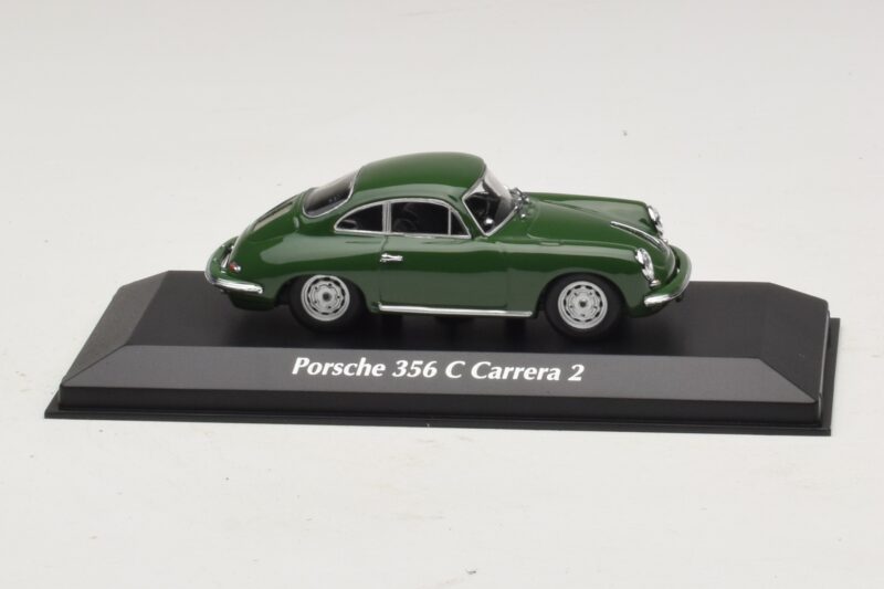Porsche 356C Carrera 2 Tumši Zaļš Maxichamps 1:43 940062360 Metāls
