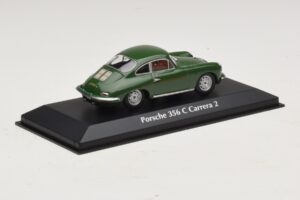 Porsche 356C Carrera 2 Tumši Zaļš Maxichamps 1:43 940062360 Metāls — attēls 2 no 5