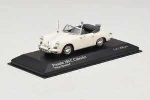 Porsche 356C Kabriolets Polizei Dusseldorf Minichamps 1:43 430062391 Metāls — attēls 2 no 5