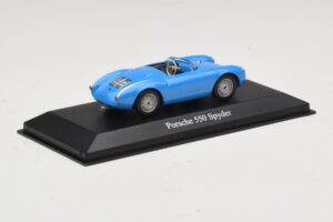 Porsche 550 Spyder Zils Maxichamps 1:43 940066031 Metāls — attēls 2 no 5