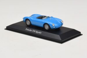 Porsche 550 Spyder Zils Maxichamps 1:43 940066031 Metāls — attēls 3 no 5