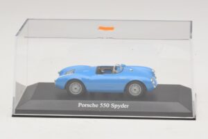 Porsche 550 Spyder Zils Maxichamps 1:43 940066031 Metāls — attēls 4 no 5